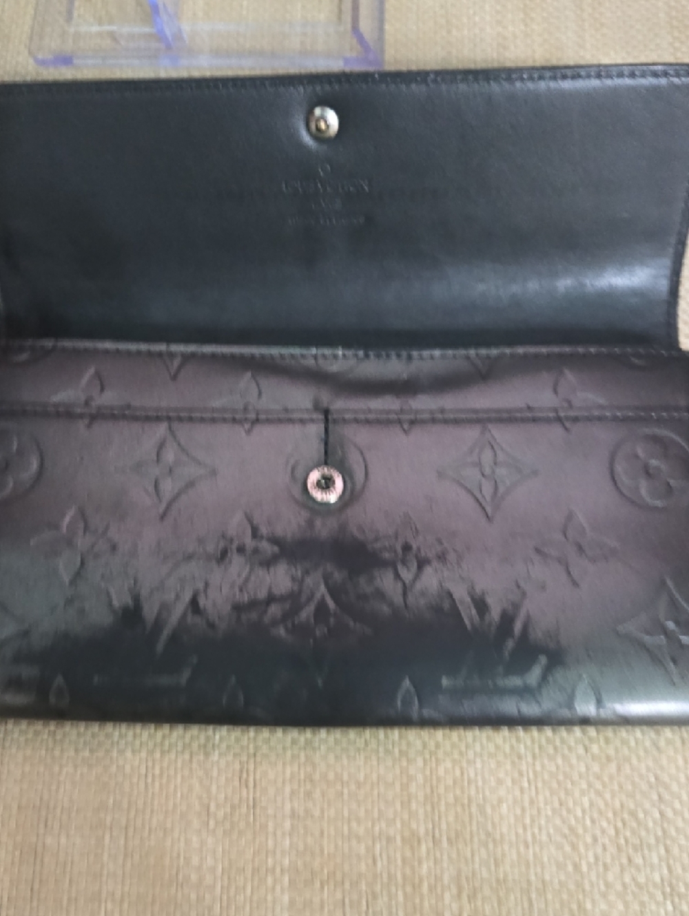 Louis Vuitton Gray Embossed Monogram Continental Wallet - Picture 3 of 11